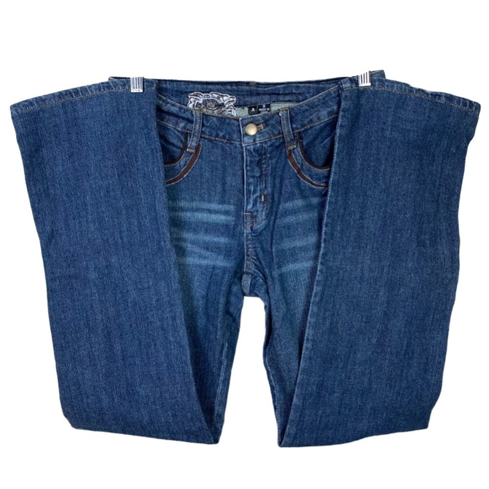 𝅺azi Jeans 9” Rise Straight Leg